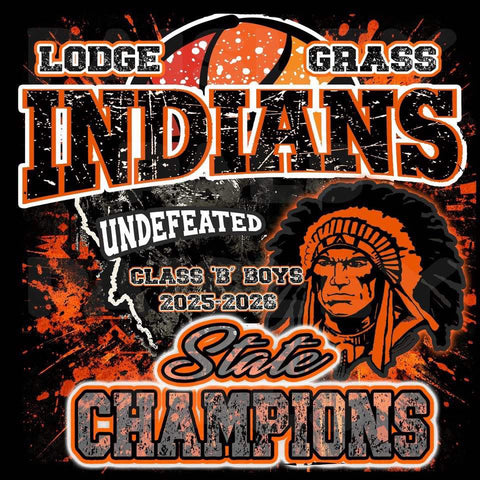 Lodge Grass State Champion 25-26 Tee