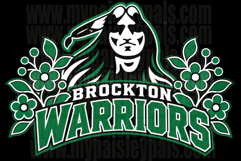 Brockton Warriors Floral Tee 2
