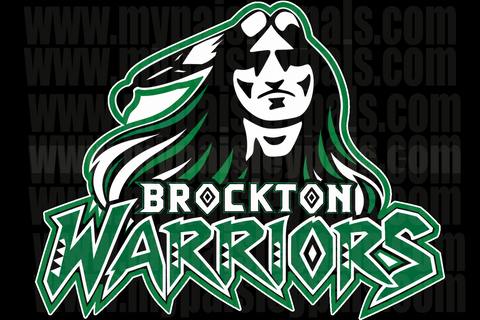 Brockton Warriors Warrior Text Tee