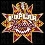 Poplar Indians Star Pattern Tee