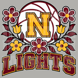 MSU-Northern Lights Floral Tee