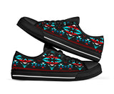 Teal/Red Native Print