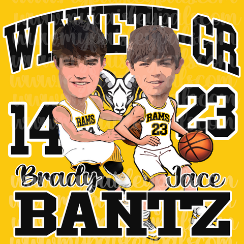 Brady & Jace Bantz Caricature Tee