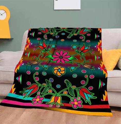 Native Design Floral Blanket