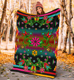 Native American Floral Blankets